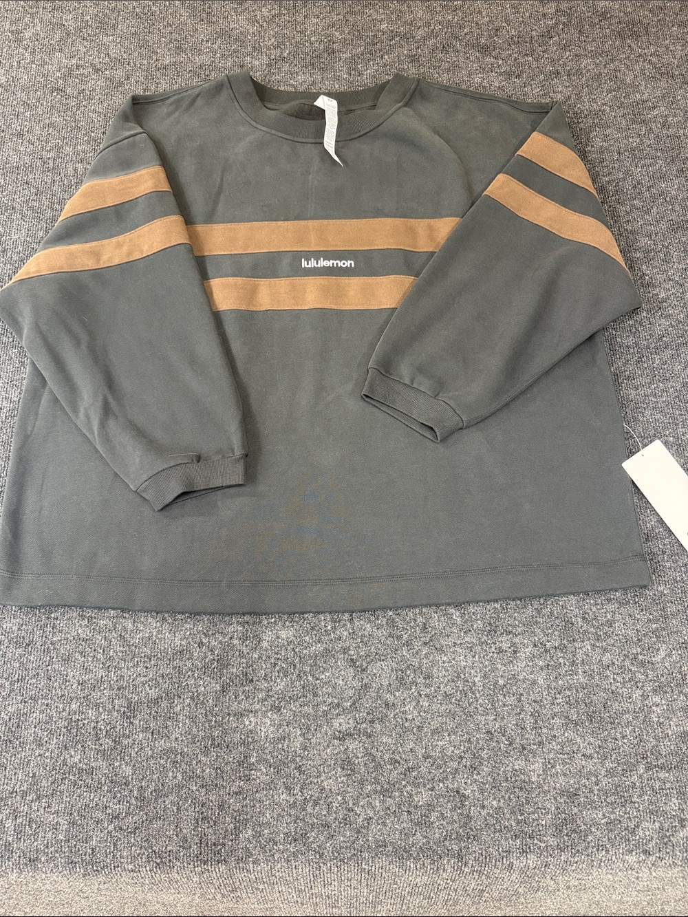 XL W Steady State OS Pullover Stripe Lululemon